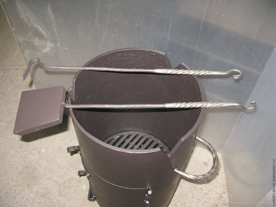 Печь для казана из 420 трубы