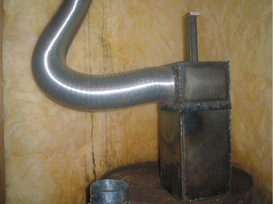 Дымоход 110 для буржуйки