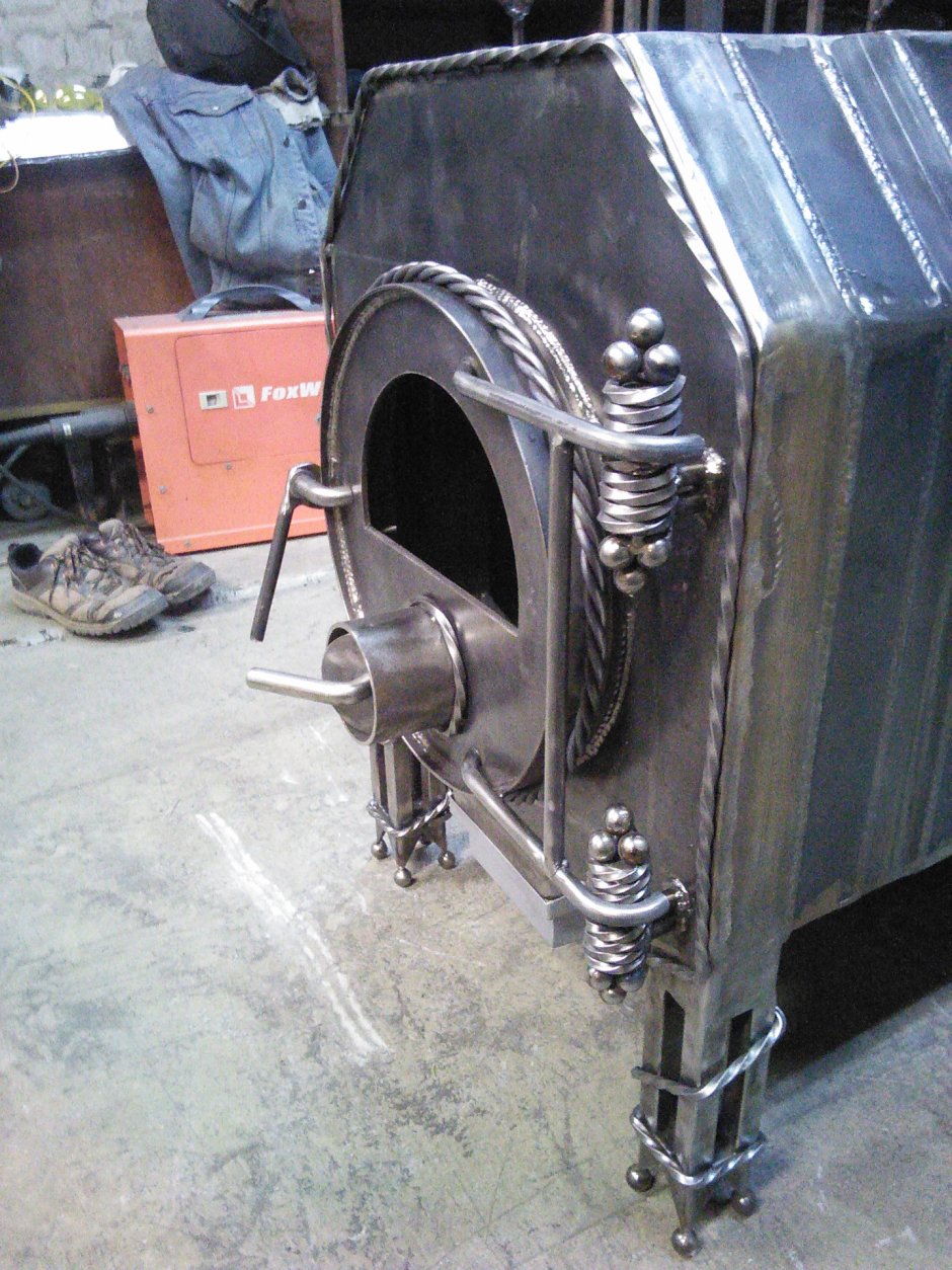 Задвижка дверцы печки булерьян