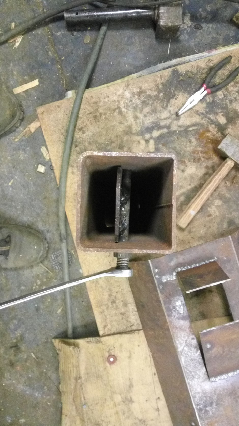 Заслонка для печи поддувало