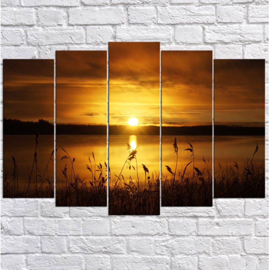 Стеклянное панно на стену