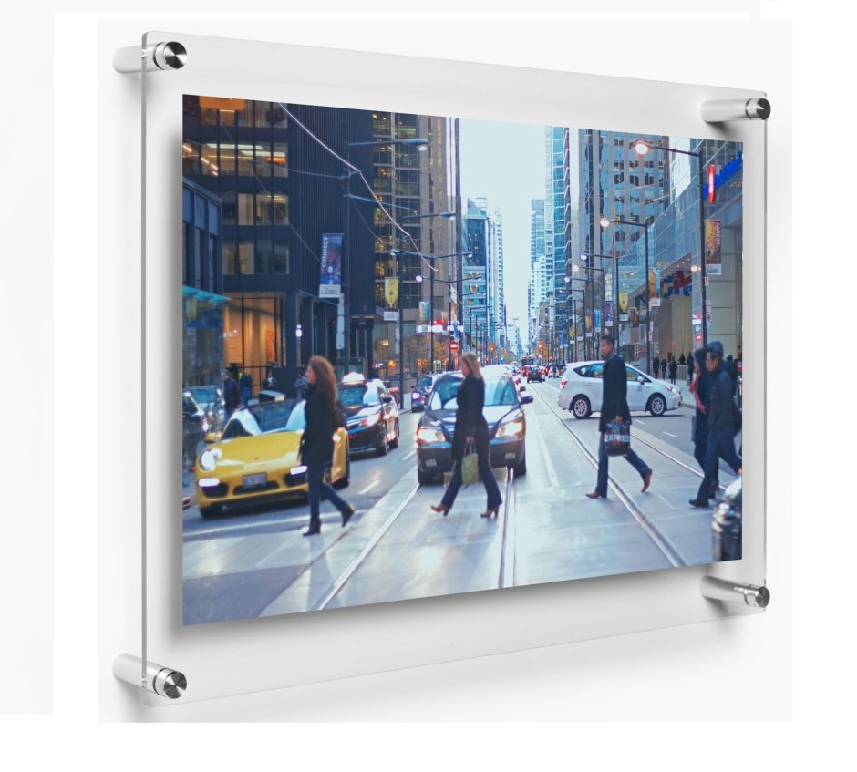 Стеклянная рамка для постера