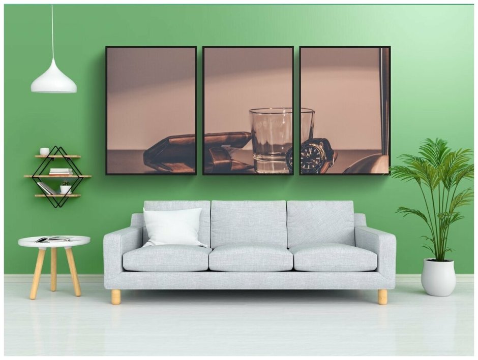 Оформление плаката в стекле