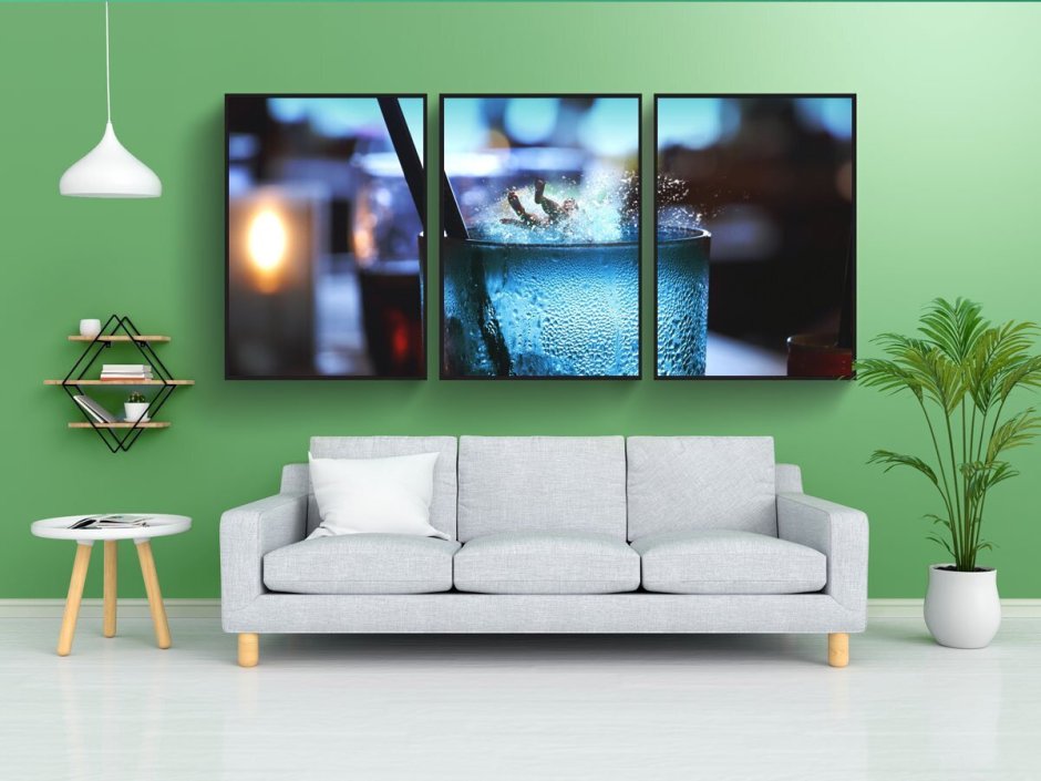 Постер на стекле