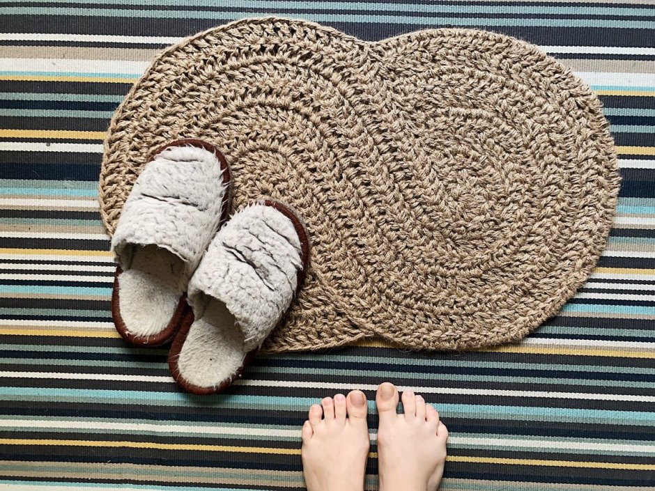 Коврик из шпагата