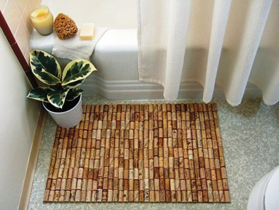 Коврик из пробок