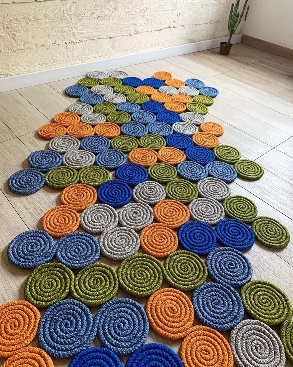 Самодельные коврики для дома