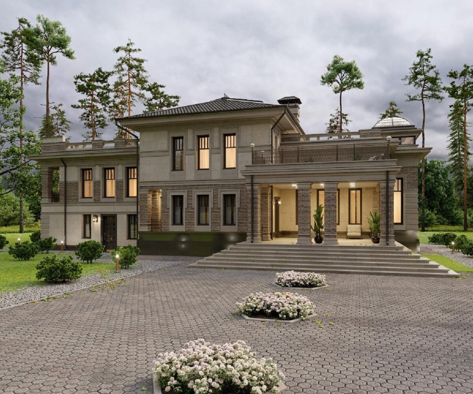 Особняк в Москве неоклассицизм
