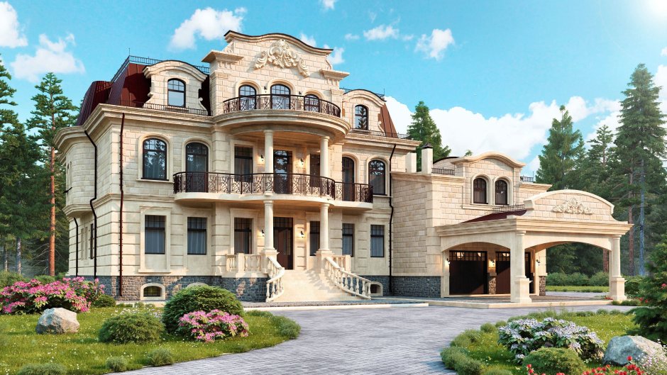 Мерано - проект особняка в стиле Ампир