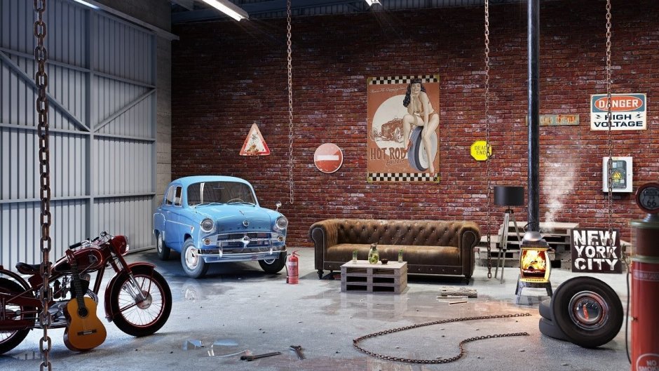 Декор для гаража