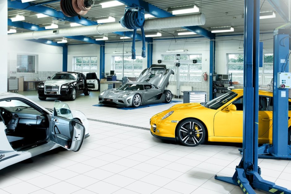 Красивый автосервис