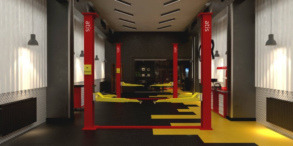 Автотехцентр интерьер