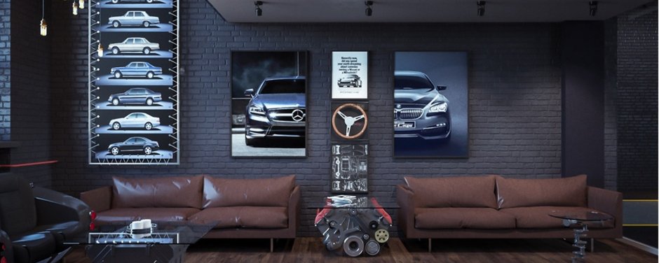 Интерьер автомастерской