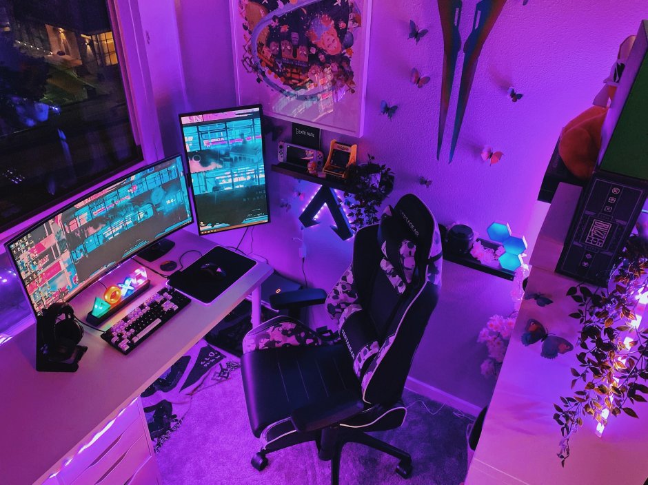 Фиолетовая игровая комната