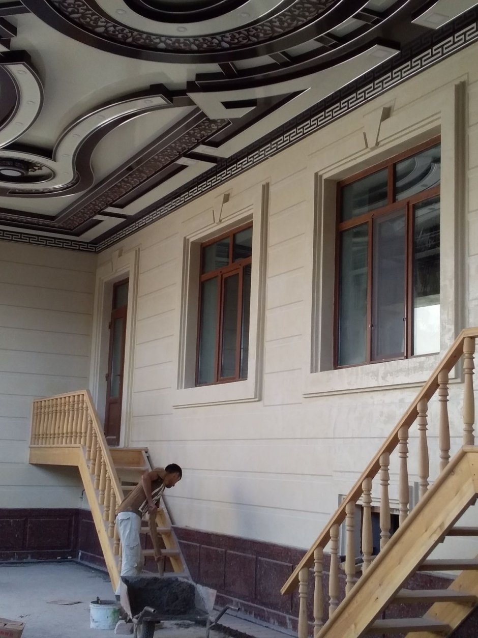 Травертин дарвозахона Узбекистан