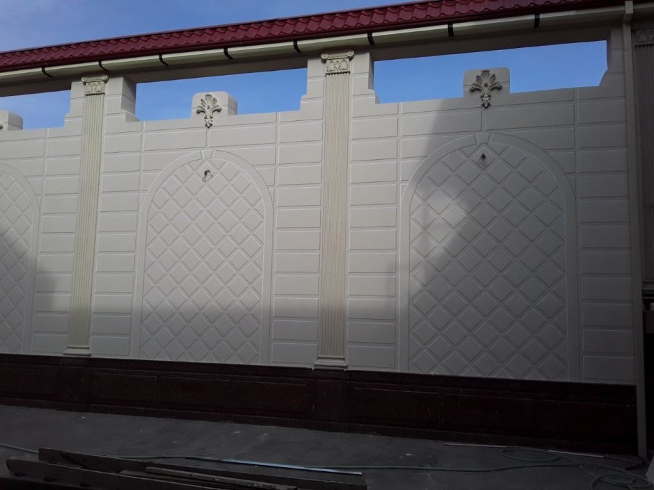 Травертин фасад Узбекистан Фергана