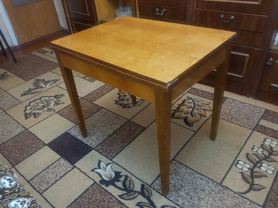 Стол раздвижной полированный Советский