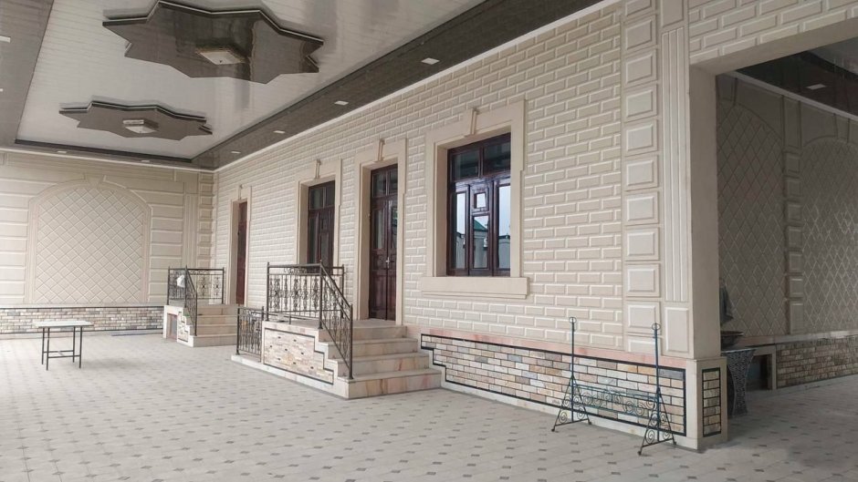 Травертин фасад в Самарканде