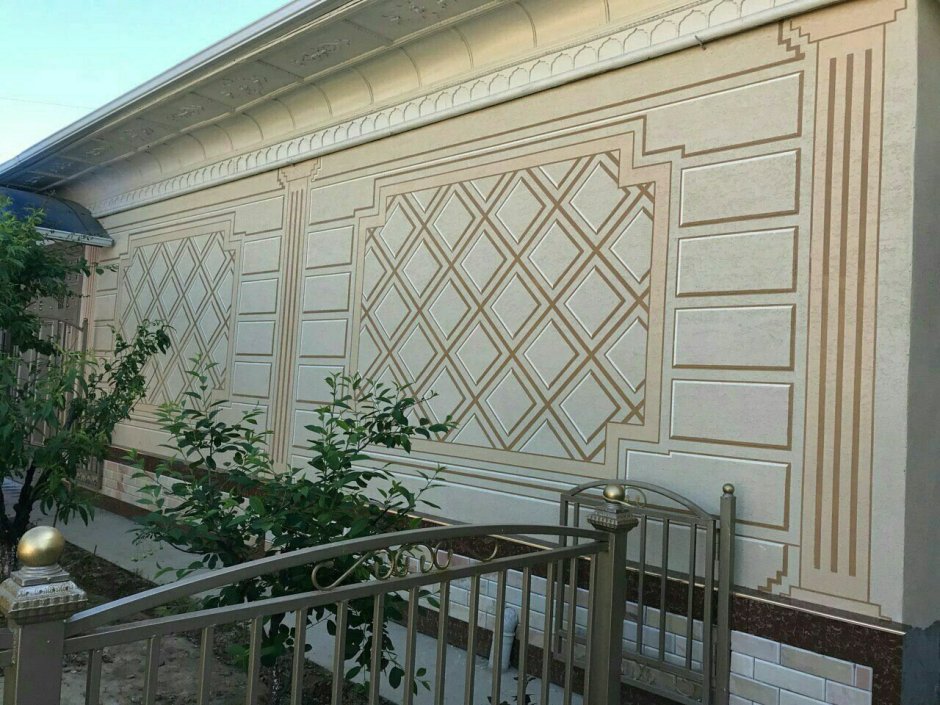 Травертин фасад Узбекистан 3ди