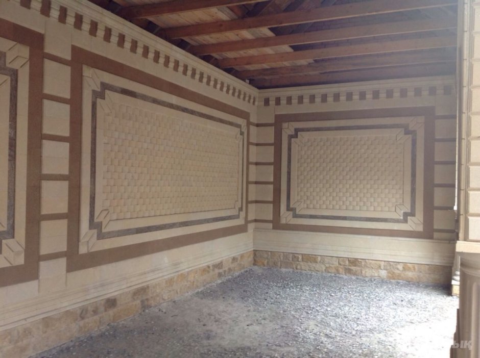 Травертин Версаче фасад Узбекистан