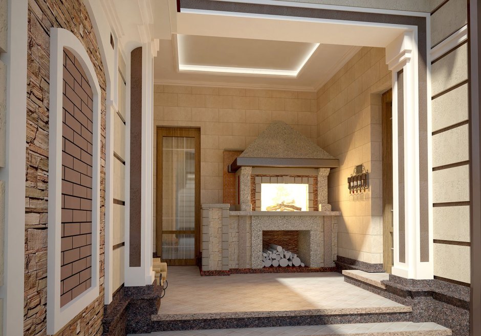 Травертин дарвозахона