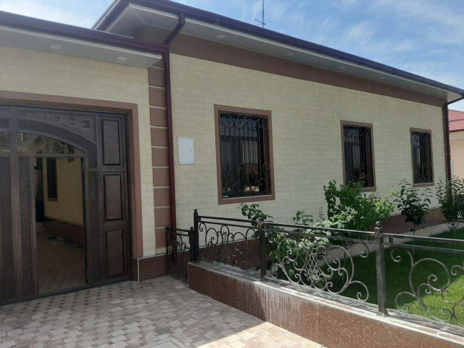 Травертин Узбекистан фасад Самардак