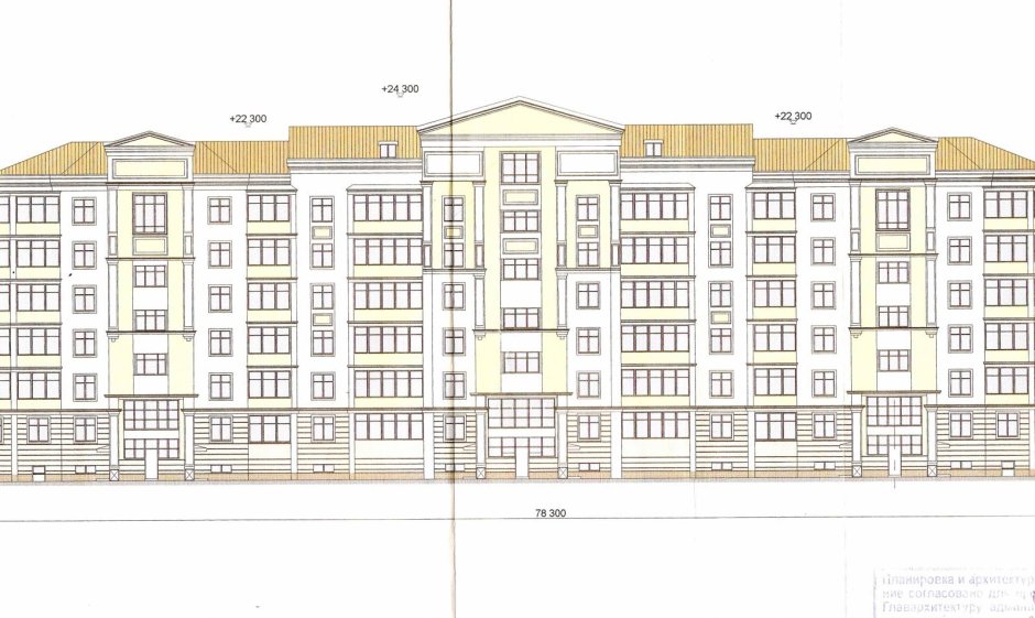 ЖК колористическое решение фасадов