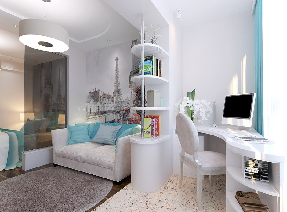 Комната подростка с балконом