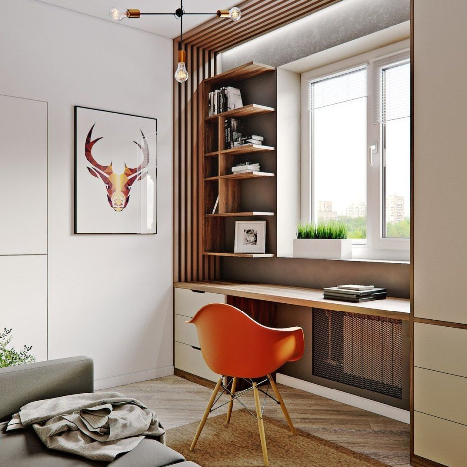 Дизайнерские решения для маленькой комнаты