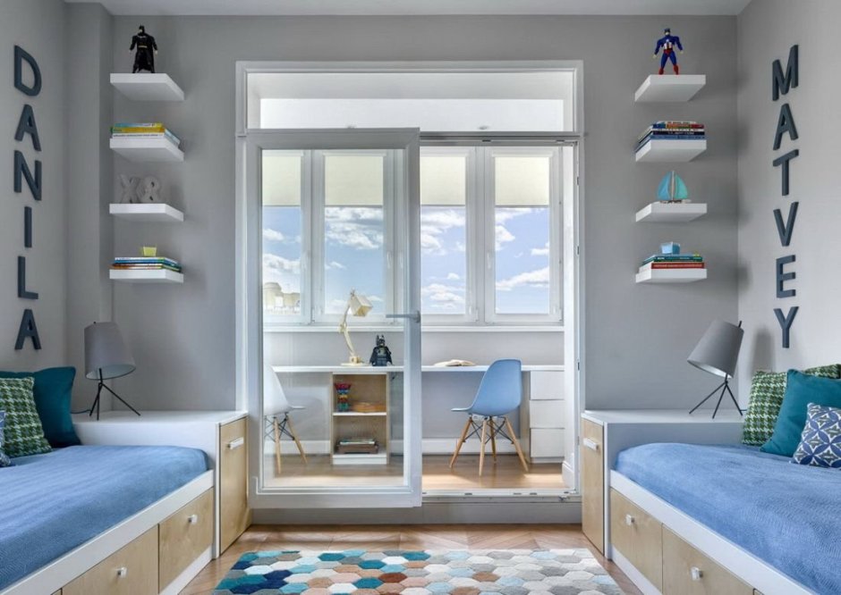 Спальня для двух мальчиков