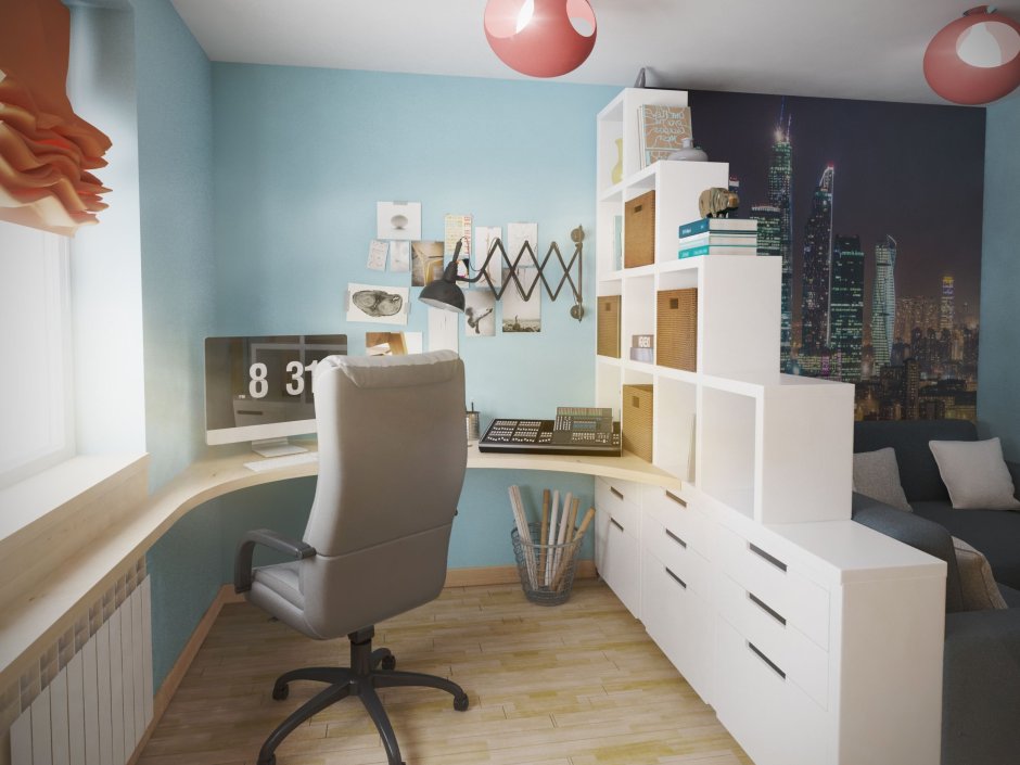 Зонирование комнаты подростка