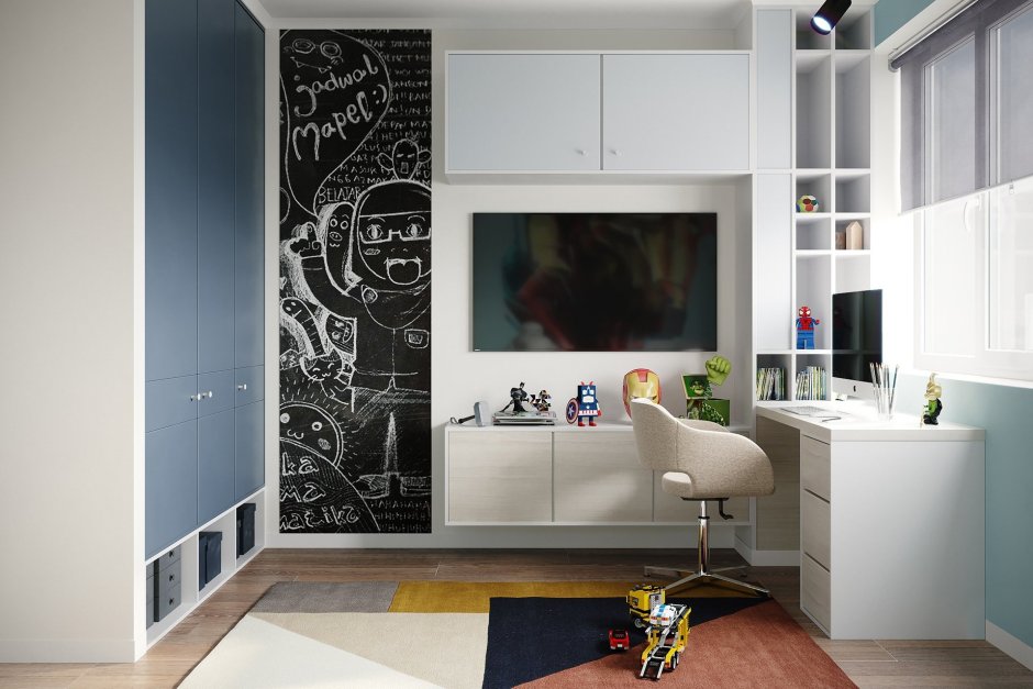 Интерьер комнаты для мальчика 8 лет