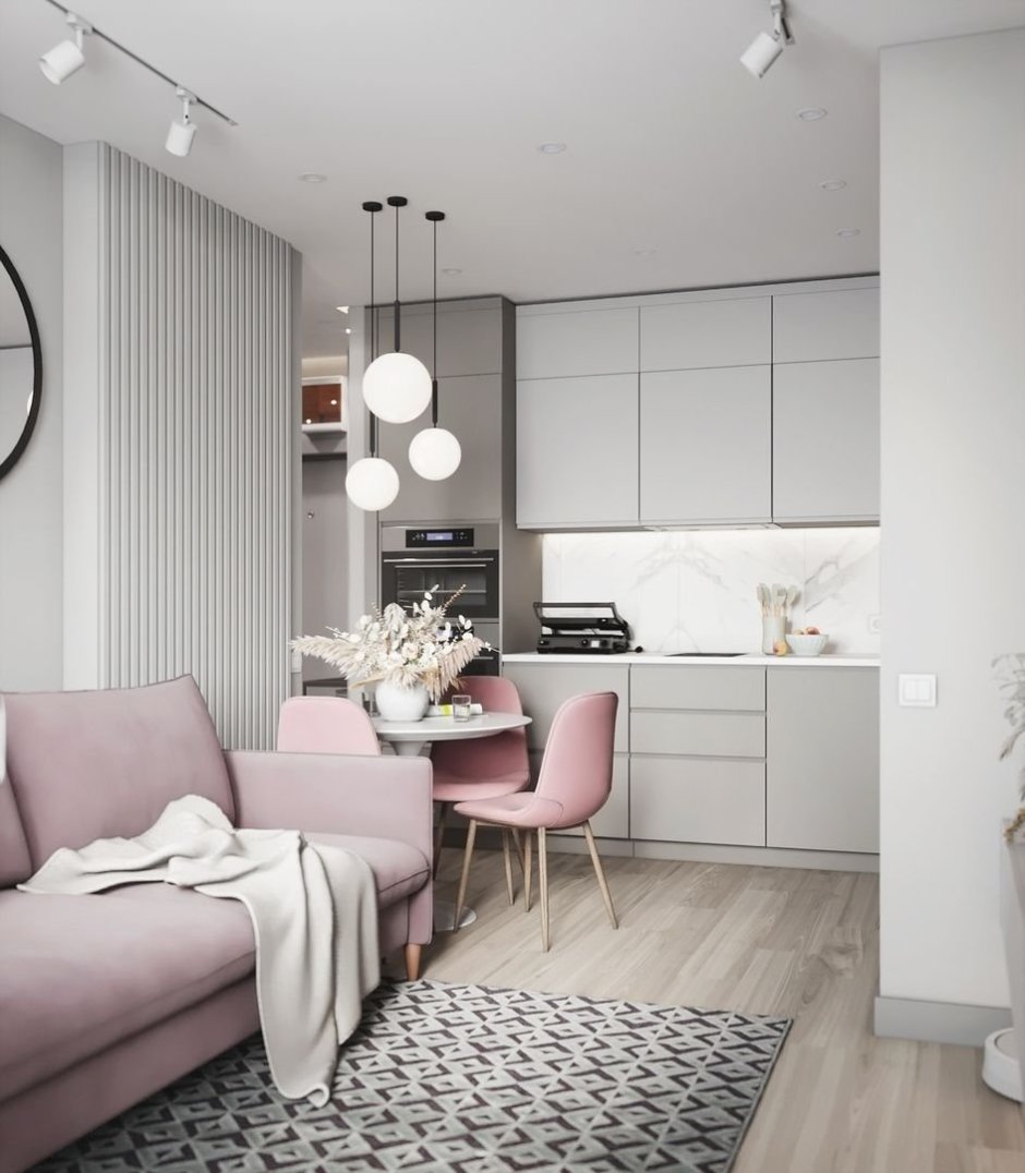 Гостиная цвет кашемир