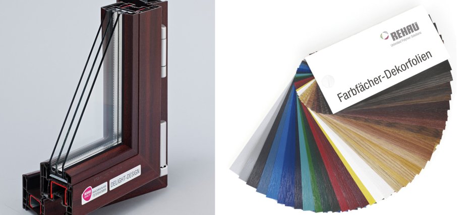 ПВХ профиль ламинация Akfa