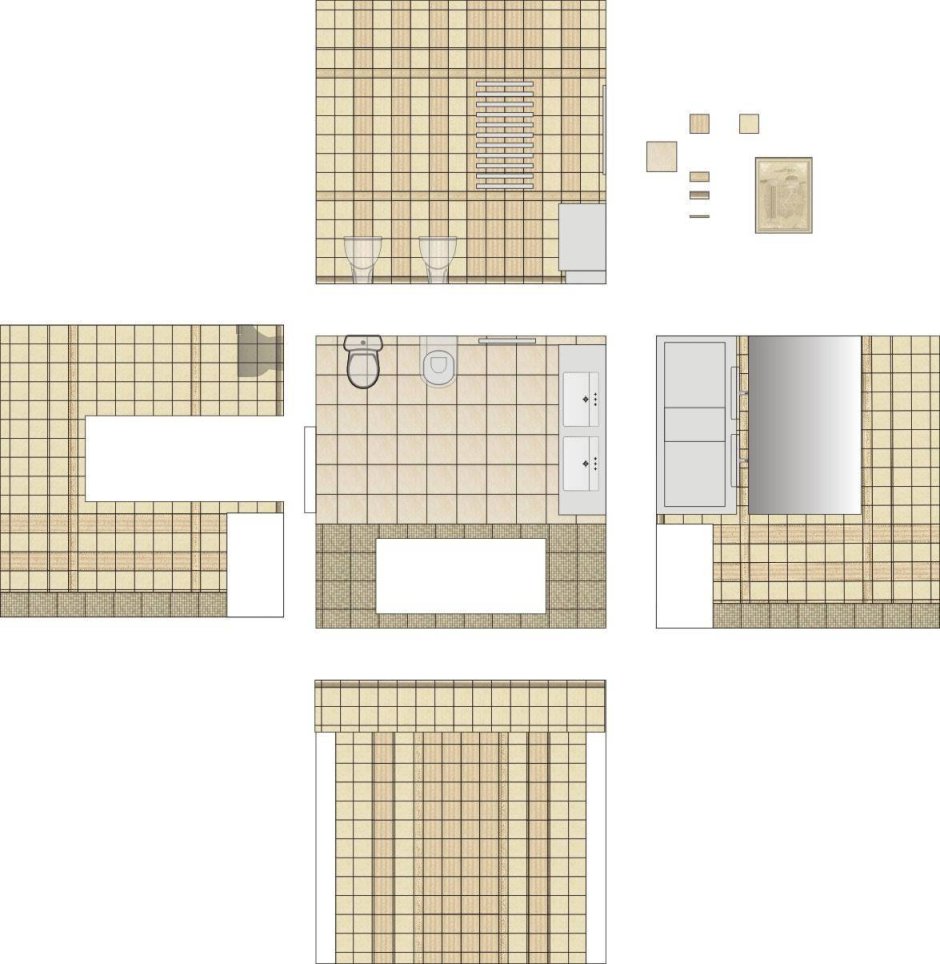 Керамогранит 150х600 раскладка