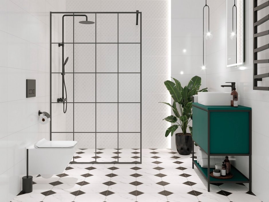 Керамогранит Cersanit Stream белый 29,8x29,8