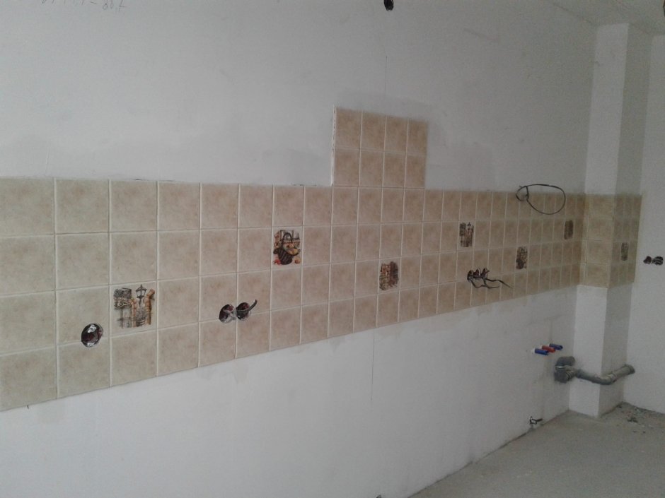 Выложить фактур на кухне