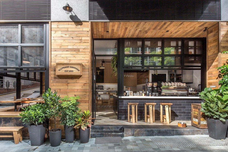 Архитектура небольших кафе и ресторанов