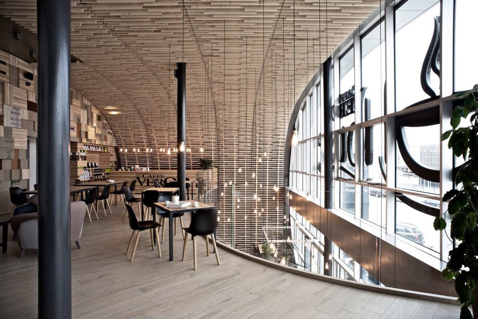 Архитектурное кафе интерьер