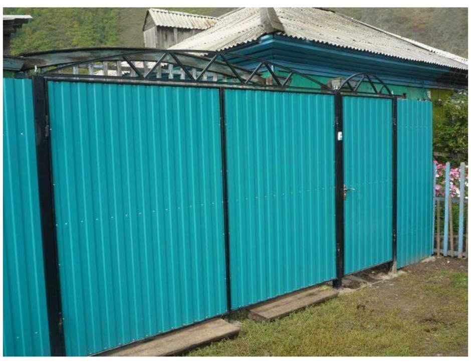 Ворота профлист с8