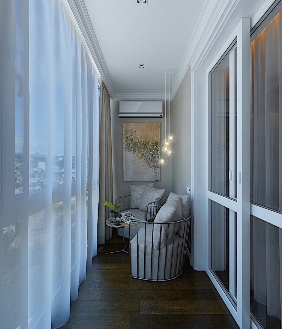 Шторы для балкона лоджии