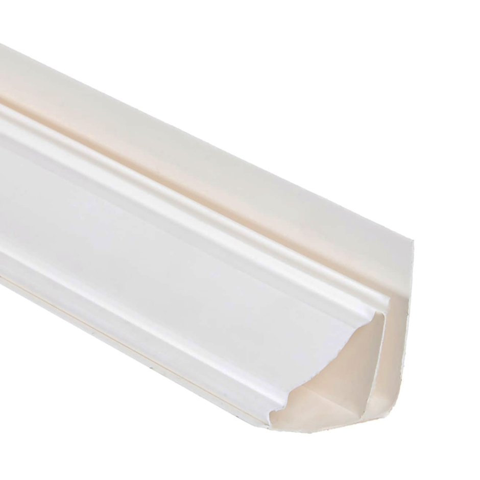 Плинтус ПВХ потолочный Софитто серебро 3000 мм