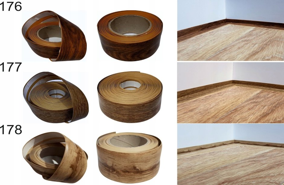 Гибкий плинтус плинтусная лента