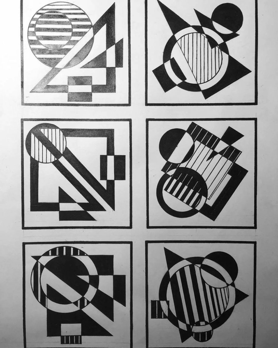 Композиция фигур зависть