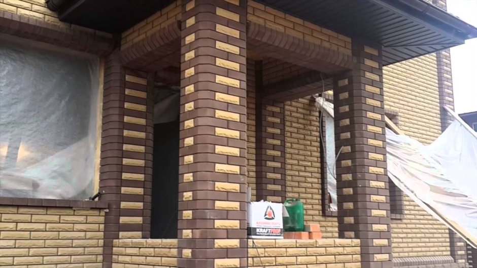 Красивая кладка кирпича