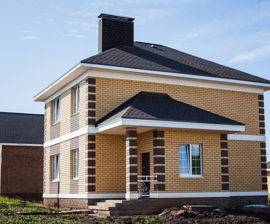 Коттедж из облицовочного кирпича