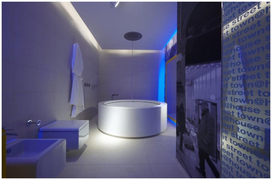 Подсветка поддона душевой