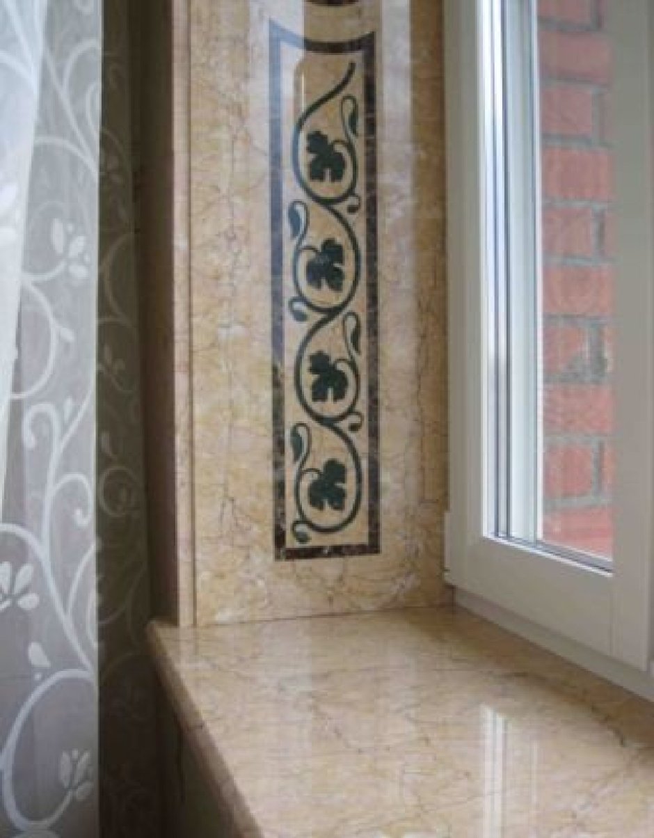 Отделка откосов окон плиткой