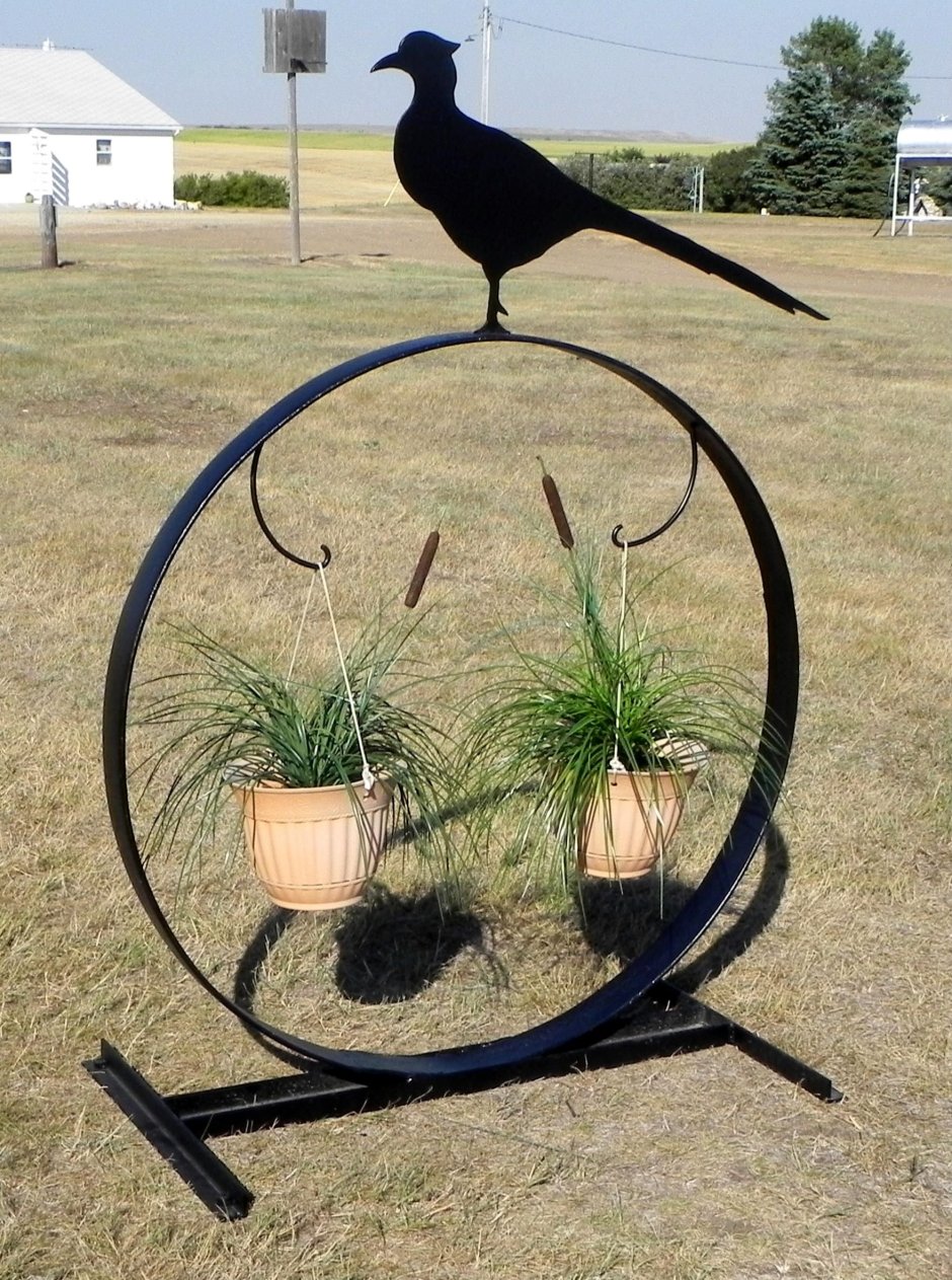 Декор для сада из металла