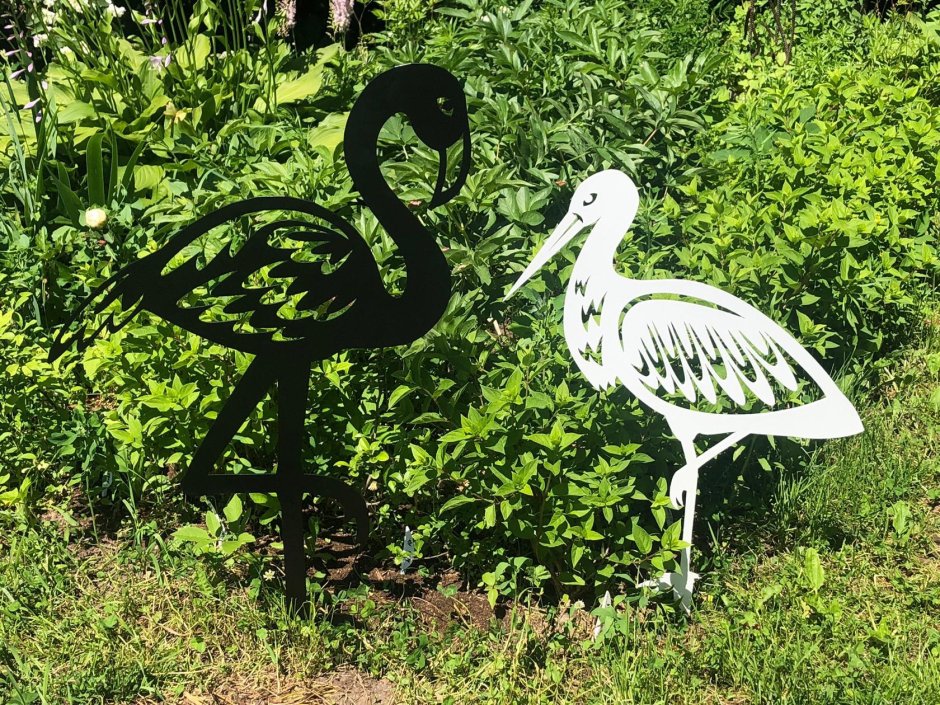 Садовые скульптуры из металла